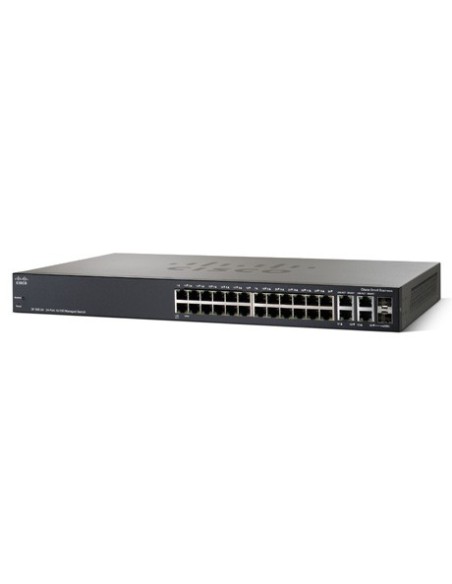 Cisco SF300-24 Gestito L3 Fast Ethernet (10 100) Nero