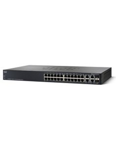 Cisco SF300-24P Gestito L3 Fast Ethernet (10 100) Supporto Power over Ethernet (PoE) Nero