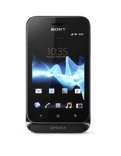 Sony Xperia tipo 8,13 cm (3.2") SIM singola Android 4.0 3G 0,5 GB 2,9 GB Nero
