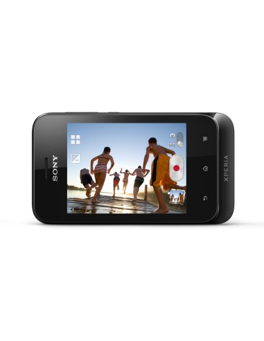 Sony Xperia tipo 8,13 cm (3.2") SIM singola Android 4.0 3G 0,5 GB 2,9 GB Nero