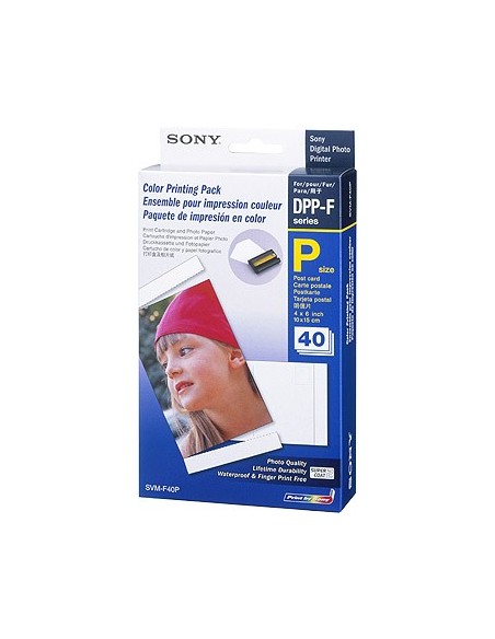 Sony 40 Photo Papers & 1 Cartridge for DPP-FP30 carta fotografica
