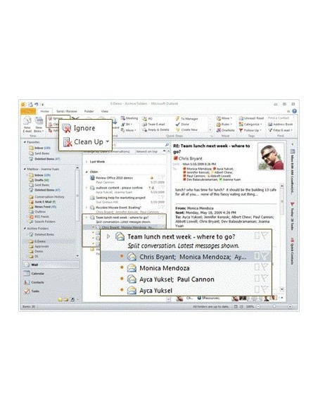 Microsoft Office Home & Business 2010, DVD, 32 64 bit, EN 1 licenza e Inglese