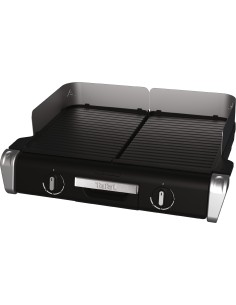 Tefal TG8000 barbecue per l'aperto e bistecchiera Grill Elettrico Nero, Argento 2400 W