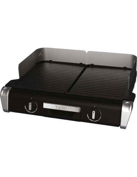 Tefal TG8000 barbecue per l'aperto e bistecchiera Grill Elettrico Nero, Argento 2400 W