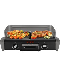 Tefal TG8000 barbecue per l'aperto e bistecchiera Grill Elettrico Nero, Argento 2400 W 2