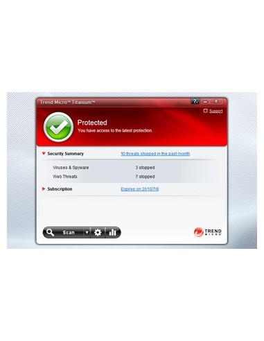 Trend Micro Titanium AntiVirus Plus 2011 Inglese 1 licenza e 1 anno i