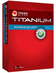 Trend Micro Titanium Maximum Security 2012, 1Y, 3U, IT ITA 3 licenza e 1 anno i