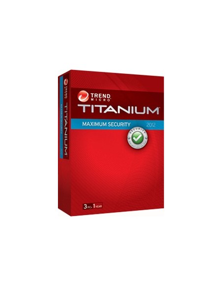 Trend Micro Titanium Maximum Security 2012, 1Y, 3U, IT ITA 3 licenza e 1 anno i