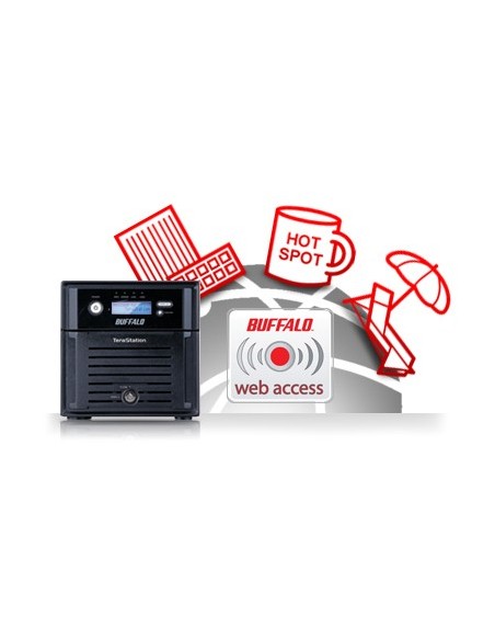 Buffalo TeraStation Duo - 4TB Server di archiviazione Collegamento ethernet LAN Nero