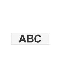 Brother Gloss Laminated Labelling Tape - 24mm, Black Clear nastro per etichettatrice TX