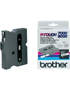 Brother TX-211 nastro per etichettatrice Nero su bianco