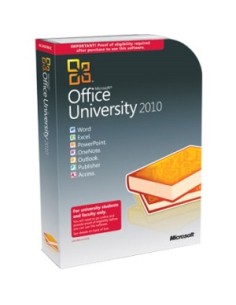 Microsoft Office University 2010, SP1, 1u, WIN 1 licenza e