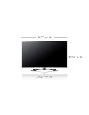 Samsung UE32ES6800Q 81,3 cm (32") Full HD Smart TV Wi-Fi Argento