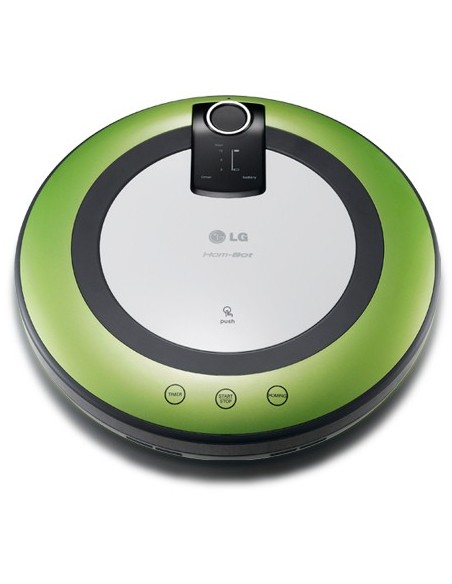 LG VR5906LVM aspirapolvere robot Nero, Verde, Bianco