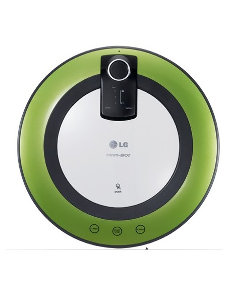 LG VR5906LVM aspirapolvere robot Nero, Verde, Bianco