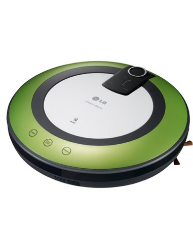 LG VR5906LVM aspirapolvere robot Nero, Verde, Bianco