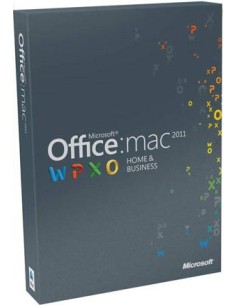 Microsoft Office Mac Home & Business 2011, DVD, EN, 2pk Inglese