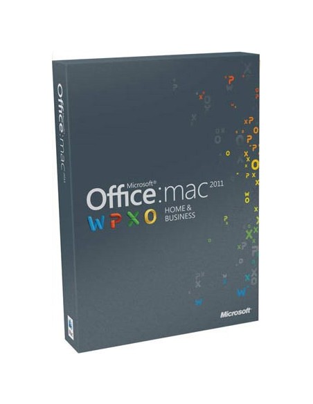 Microsoft Office Mac Home & Business 2011, DVD, EN, 2pk Inglese
