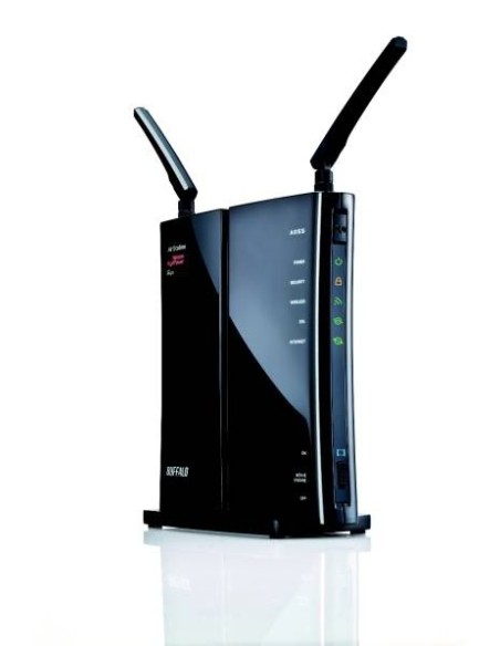 Buffalo WBMR-HP-G300H router wireless Gigabit Ethernet Nero