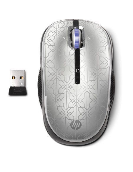 HP WE790AA mouse RF Wireless Ottico 1750 DPI
