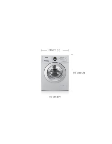 Samsung WF1600W5V lavatrice Caricamento frontale 6 kg Argento