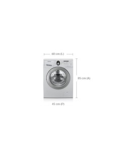 Samsung WF1602W5V lavatrice Caricamento frontale 6 kg 1200 Giri min Bianco 2