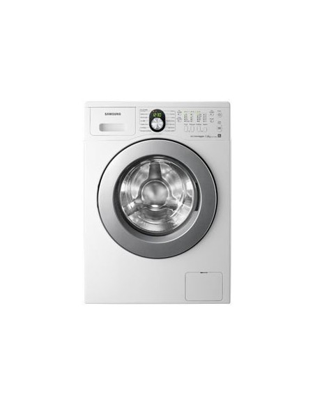 Samsung WF1702WSV lavatrice Caricamento frontale 7 kg 1200 Giri min Cromo, Bianco