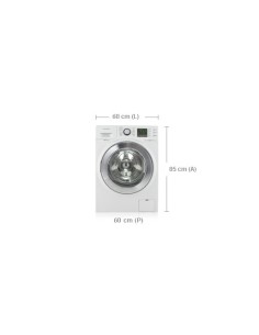 Samsung WF806U4SAWQ lavatrice Caricamento frontale 8 kg 1400 Giri min Bianco 2