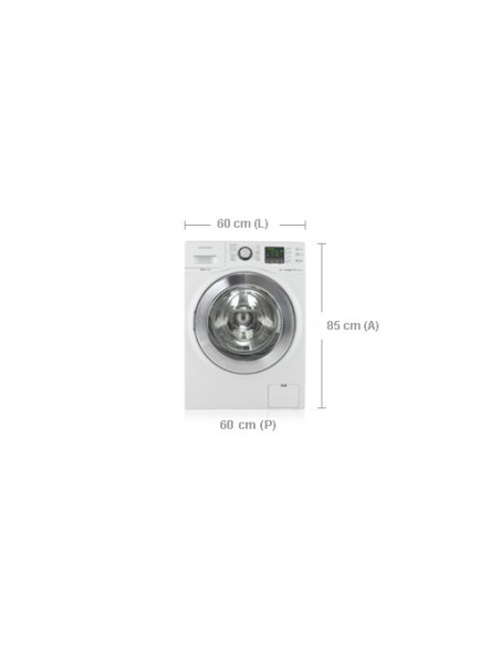 Samsung WF806U4SAWQ lavatrice Caricamento frontale 8 kg 1400 Giri min Bianco