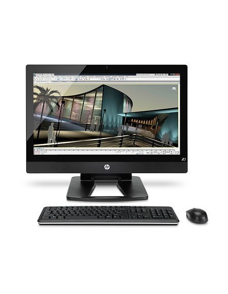HP Z1 27" Famiglia Intel® Xeon® E3 68,6 cm (27") 2560 x 1440 Pixel 8 GB DDR3 All-in-One workstation Windows 7 Professional Nero