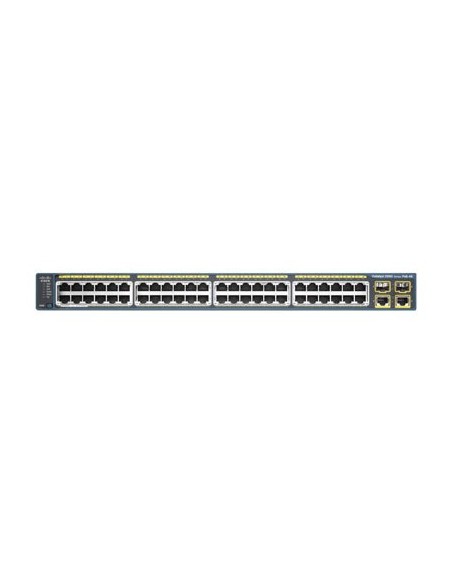 Cisco Catalyst WS-C2960-48PST-L switch di rete Gestito L2 Fast Ethernet (10 100) Supporto Power over Ethernet (PoE) 1U Nero