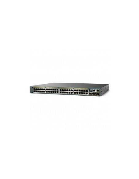 Cisco Catalyst WS-C2960S-48TS-S switch di rete Gestito Gigabit Ethernet (10 100 1000) 1U Nero