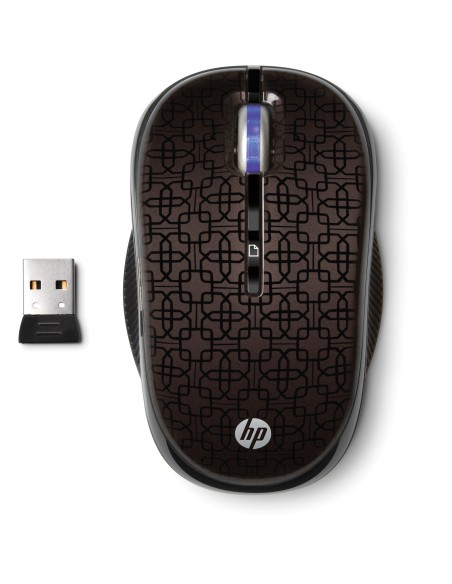 HP WX407AA mouse RF Wireless Ottico 1750 DPI