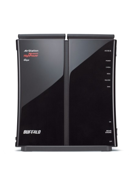 Buffalo WZR-HP-AG300H router wireless Gigabit Ethernet Nero
