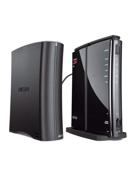 Buffalo WZR-HP-AG300H router wireless Gigabit Ethernet Nero