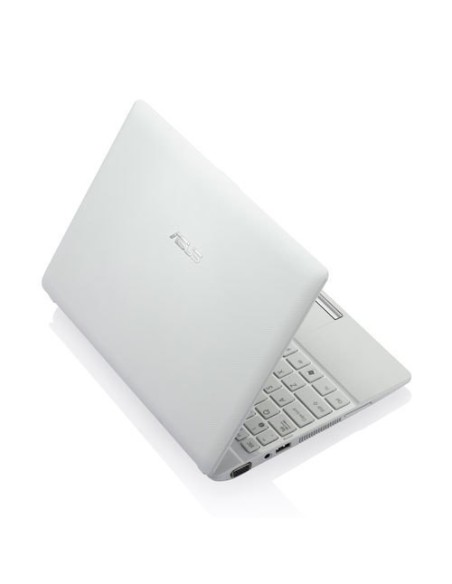 ASUS X101CH-WHI047S Netbook 25,6 cm (10.1") Intel Atom® 1 GB DDR3-SDRAM 320 GB HDD Windows 7 Starter Bianco