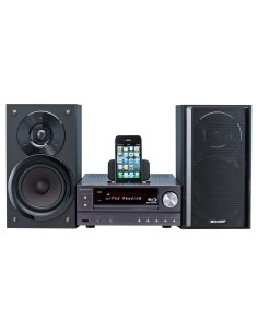 Sharp XL-BD601PH sistema home cinema 2.0 canali 100 W Compatibilità 3D Nero