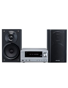 Sharp XL-HF201PHS set audio da casa Microsistema audio per la casa 100 W Nero 2