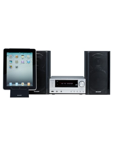 Sharp XL-HF201PHS set audio da casa Microsistema audio per la casa 100 W Nero