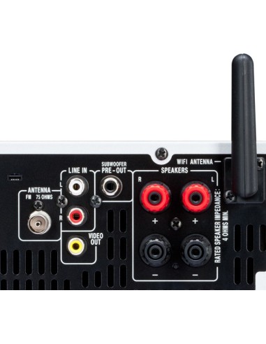 Sharp XL-HF401PH set audio da casa Mini impianto audio domestico 100 W Nero, Argento