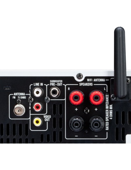 Sharp XL-HF401PH set audio da casa Mini impianto audio domestico 100 W Nero, Argento