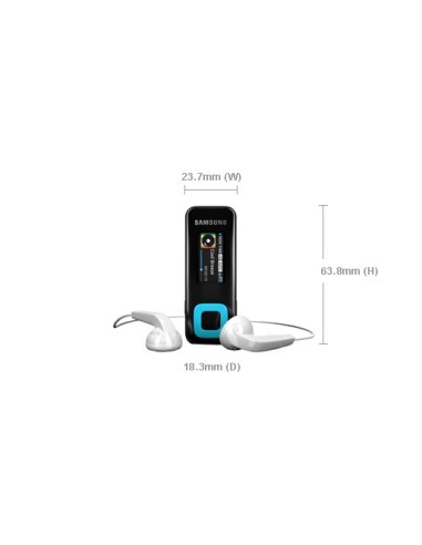 Samsung YP-F3AL lettore e registratore MP3 MP4 4 GB Blu