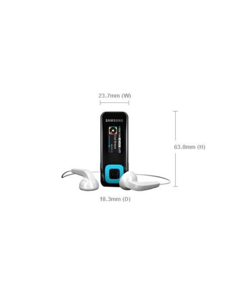 Samsung YP-F3AL lettore e registratore MP3 MP4 4 GB Blu