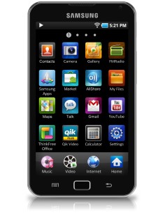 Samsung Galaxy S WiFi 5.0 Lettore MP4 8 GB Nero