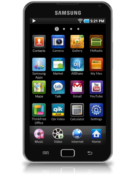 Samsung Galaxy S WiFi 5.0 Lettore MP4 8 GB Nero