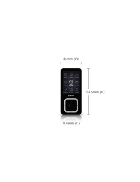 Samsung YP-Q3AB lettore e registratore MP3 MP4 4 GB Nero