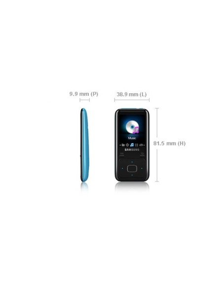 Samsung YP-Z3 4 GB Nero, Blu