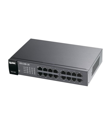 Zyxel ES1100-16 Non gestito Nero