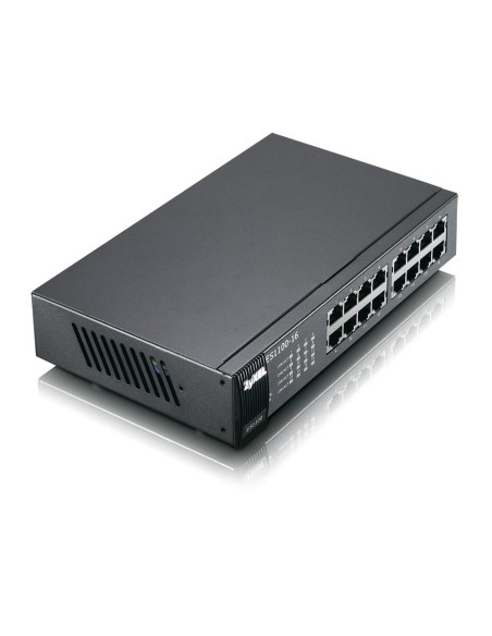 Zyxel ES1100-16 Non gestito Nero