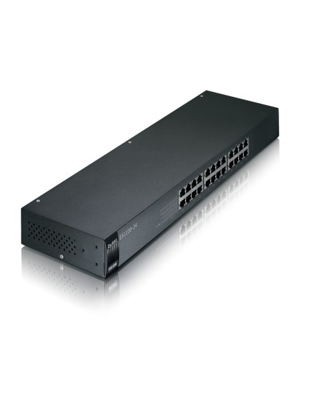 Zyxel ES1100-24 Non gestito Nero